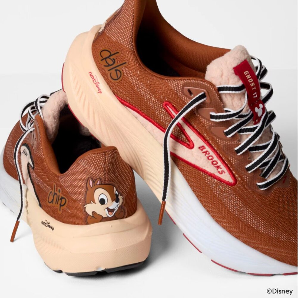 *RUN DISNEY* 2026 WDW Marathon Brooks Ghost 17 Chip n' Dale Womens, 10.5M -NEW! - Picture 9 of 15